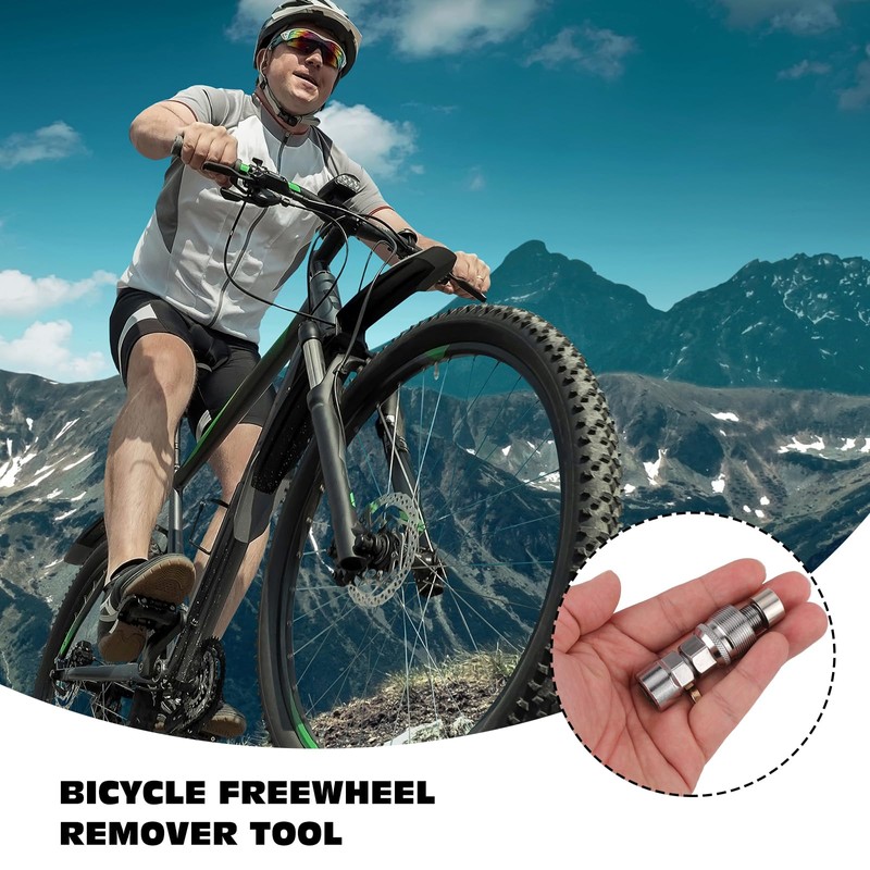 JUPSK Bike Crank Puller, Bicycle Crank Removal Tool Square Crankset