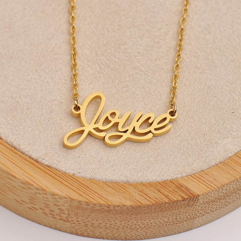 Paulina Name Tag Necklaces for Her His Friends Familys Relationship
