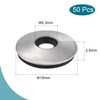 sourcing map Bonded Sealing Washers 19x6.3x2.8mm Stainless Steel EPDM Rubber
