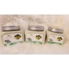 JNA avocado body scrub infused with green tea.