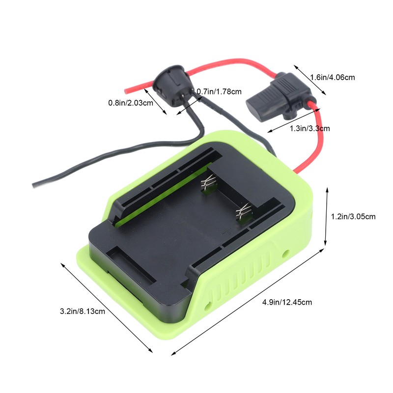 Battery Dock Power Connector 40V 30A Electric Tool Battery Adapter