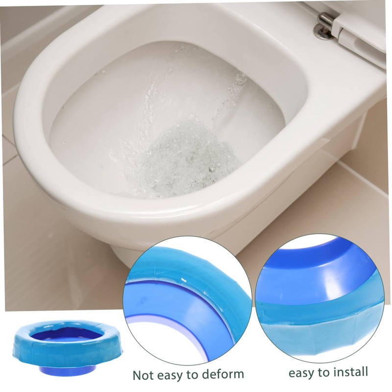 LALAFINA Toilet Bowl Sealing Ring with Flange Odorproof Leakproof Toilet