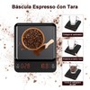 AHILAX Báscula de Café Balanza Digital Cocina USB Recargable, Báscula