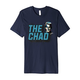 The Hilarious Chad Face Vibes: Funny Viral Meme Premium T-Shirt
