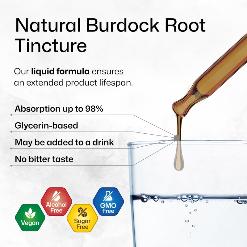 BIO KRAUTER® Burdock Root - Liquid Drops Arctium Extract 650
