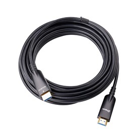 DTECH Fiber Optic HDMI Cable 50ft/15m Support UHD 4K 60Hz 2K 144Hz 18Gbps High Speed Thin and Light Weight an Ideal Solution for Long Distance Transmission