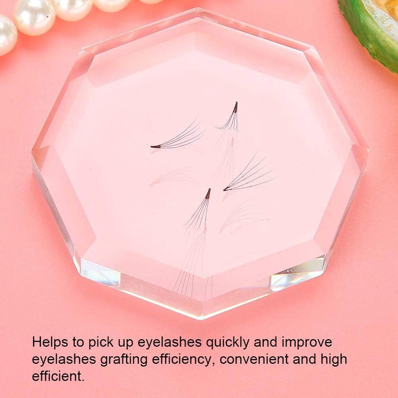 Eyelash Glue Holder, Glass Eyelash Extension Glue Holder Eyelashes Gropper