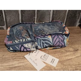 Vera Bradley Packing Cube Set of 3 PALM FLORAL Travel New V300