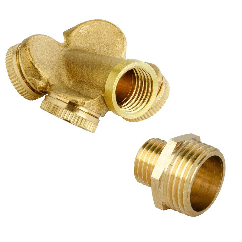 Feelers Brass Misting Spray Nozzle, 1/2" BSPF 4-Holes Small Atomizing
