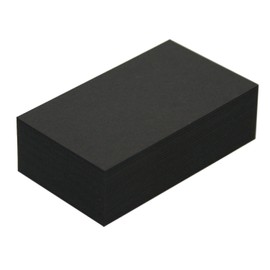 名刺用紙 紀州 色上質 超厚口 黒 (ブラック) 約0.26mm/枚 300枚 (100枚×3箱)