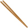 BambooMN 12" Reusable Bamboo Kitchen Toast Tongs - Carbonized Brown