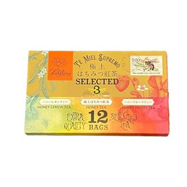 Premium Honey Tea Selected 3, 12 Bags, Letter Packaging, Lakshimi Te' Miel SUPREMO