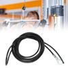 Pulley Cable Steel Fitness Cable Black Adjustable Strong Coated Pulley