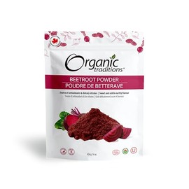 Organic Traditions Beet Root Powder Vegan Beetroot Supplement Non-GMO Organic Beet Root Powder Superfood 16oz/1lb (454g) Bag