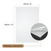 HARFINGTON 10pcs Clear Plastic Sheets 12" x 8" x 0.01"