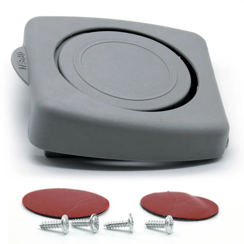 Xukey US Gray Folding Beverage Drink Cup Bottle Holder Mount