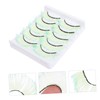 Baluue 10pairs False Lashes Natural Individual Extensions Women Makeup Strip