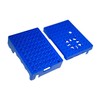 Raspberry Pi 4 Case - Pi-Blox Enclosure (Blue)