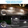 LEONLITE 12 Inch LED Hardscape Lighting, Update Retaining Wall Lights,