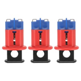 MECCANIXITY 3pcs Circuit Breaker Lockout Industrial Grade Miniature Loto Device Pin in Breaker Switch for Electrical Lockout