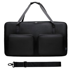 DR·AMIU DJ Controller Bag Case Compatible with Pioneer DJ DDJ-FLX10, DDJ-REV7, DDJ-REV5, Rane ONE, AKAI Professional MPK249, Denon DJ SC Live 2/4 DJ Controller with Shoulder Strap