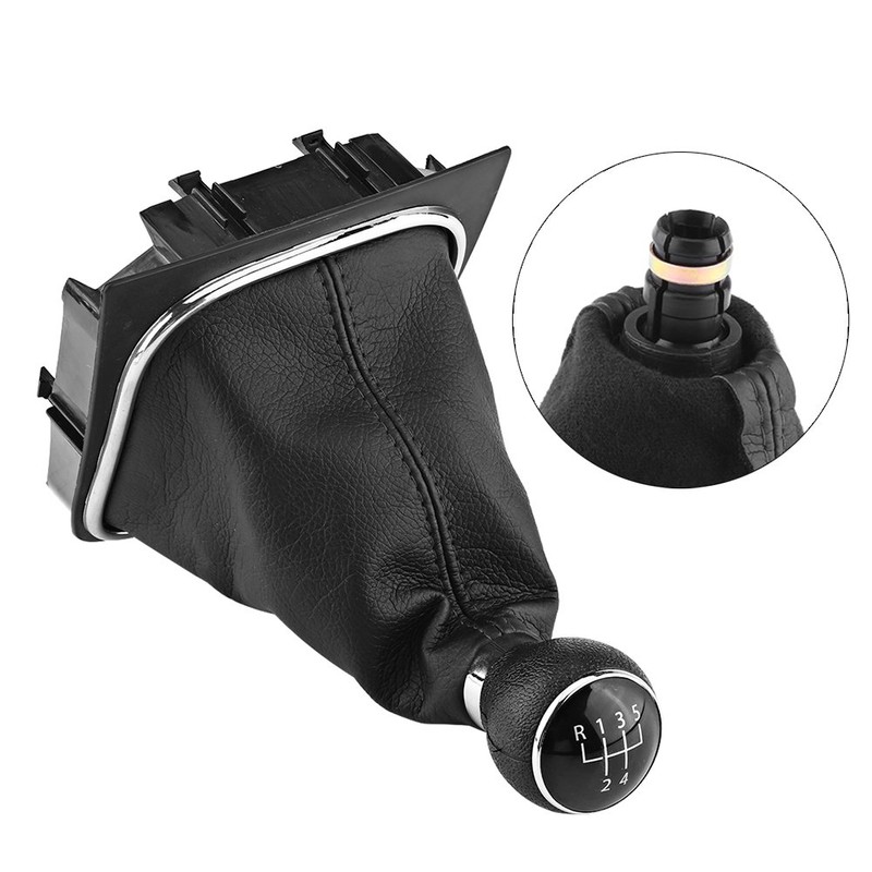 mk6 Shift Boot + Gear Knob 5 Speed Car Shift