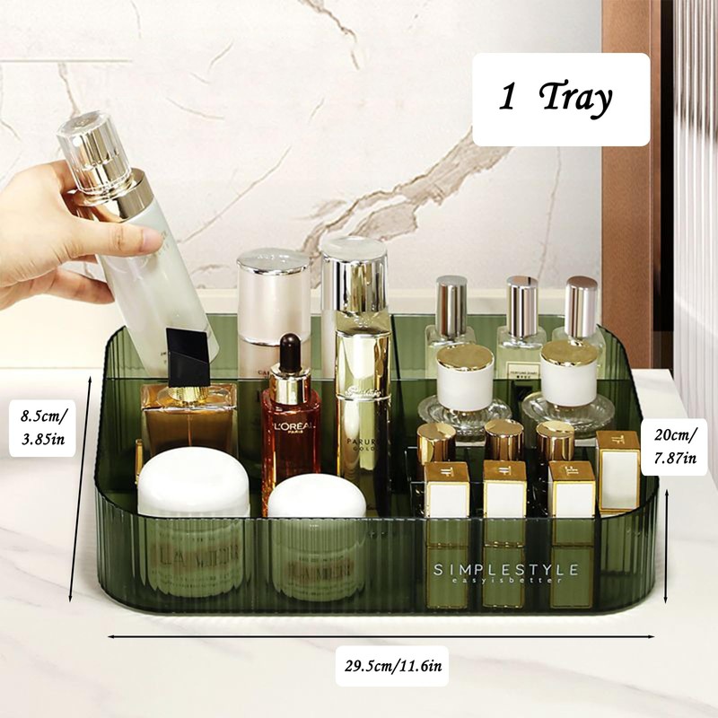 Makeup Organizer with Drawers, Stackable Cosmetics Organizer, Large Make Up