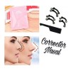 3D Rhinoplasty Respingadores Nasales 7 Pzs Corrector Levanta Nariz Estiliza