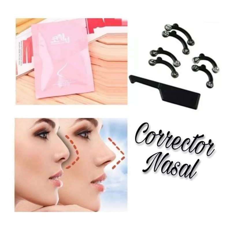 3D Rhinoplasty Respingadores Nasales 7 Pzs Corrector Levanta Nariz Estiliza