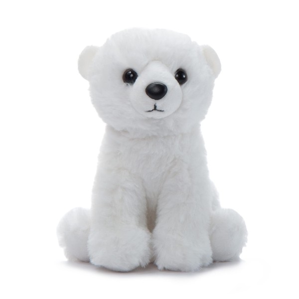 The Petting Zoo Polar Bear Stuffed Animal Plushie, Gifts for