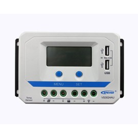 Epever® PWM Viewstar Series Charge Controller VS AU with LCD Display USB Connection