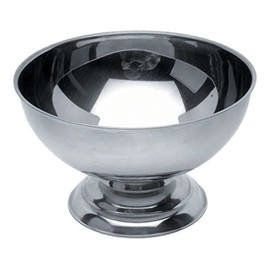 Genware NEV-6190 Sundae Cup, Stainless Steel, 80 mm Diameter