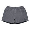 Lucent Ladies Shorts (Gray), Tennis Shorts, 3/4 Pants (XLS3083), gray