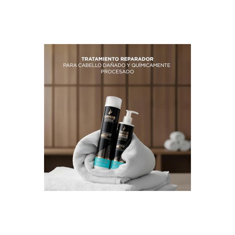 Barcelona Pharma | Tratamiento Rescate Capilar: Shampoo Reestructurante + Leave