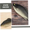 BCOATH 4pcs Simulation Foam Fish Small Fish Statue Animal Model