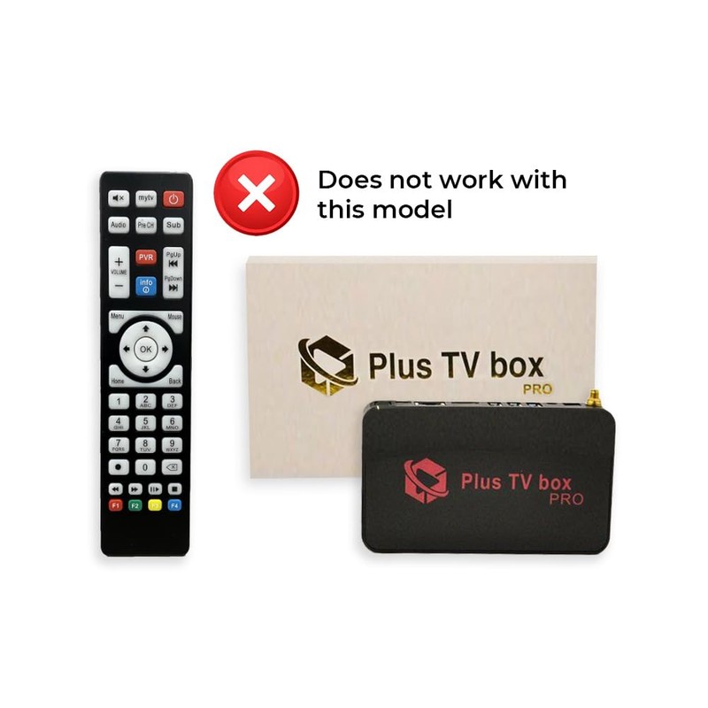 Original Replacement Remote Control for Global Media Box/Plus TV
