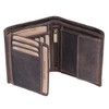 Mens Wallet Mens and Ladies Wallet with flap LEAS, Genuine