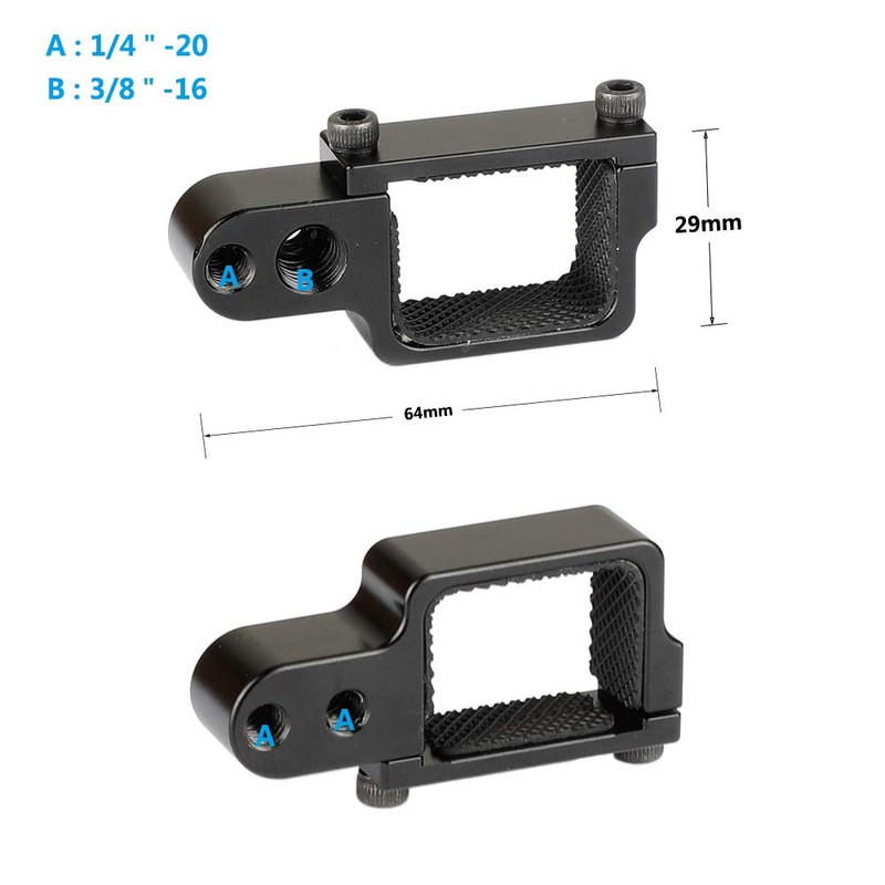 CAMVATE Support Bracket for DJI OSMO Pocket Camera Extension Setup