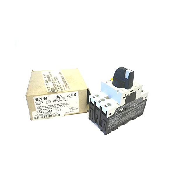 Eaton / Control Automation XTPR004BC1 MANUAL MOTOR PROTECTOR; ROTARY TYPE; FRAME B; CLASS 10; 2.5-4 AMP
