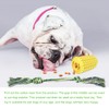 RUIFANDAHK Corn-Shaped Dog Chew Toy: Floating Dental Rope Toy with