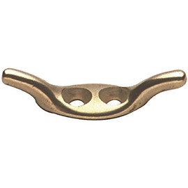 Cleat, brass, 40 mm