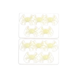 FIVE STAR Freshly Moulted Crab Worm, Black Fish, Fisherman's Fish, Tinning, Dropping, Free Rig (Glow)