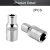 Utoolmart Shallow Socket, 1/4 Inches Drive 6-Point Socket, 4.5mm Metric