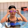 VIEW Swimming Gear V-820ASA Selene Swipe Anti-Fog Swimming Goggles, Lavender