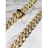 Iced Miami Cuban Chain Necklace Choker Chain 12mm 20 inches