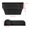 X AUTOHAUX Pair Car Seat Gap Storage Box Organizer Driver