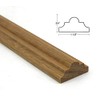 3/4" x 1 1/2" Red Oak Hardwood Panel Molding, Decorative