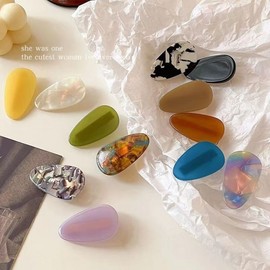 Imported Hairpin & Hair Accessory DIY Craft Materials (CD77) Free Size/One Pair of Navy and Violet 200ea