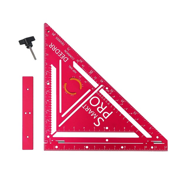 VECOFO Pro 12 Inch Advanced Carpenter Square-Jig Block -Leve-Accurate Flatwork-