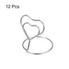 HARFINGTON 12pcs Table Number Holders 1.57 Inch 40mm Tall Mini